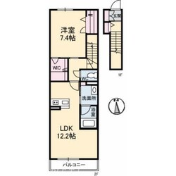 シャーメゾン築地の物件間取画像